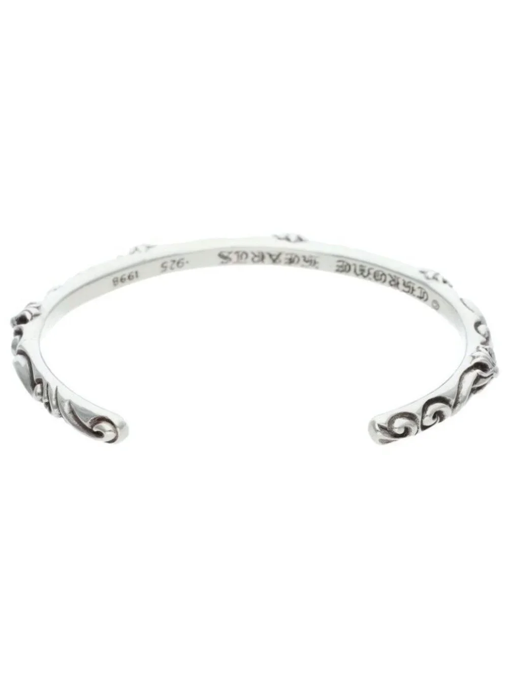 Chrome Hearts Bangle Sbt Band Silver Bracelet